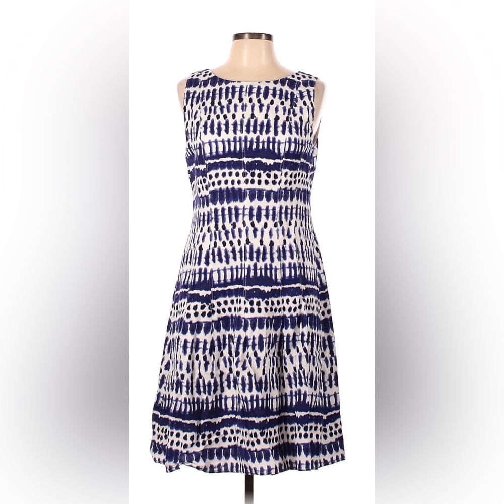 Ivanka Trump sleeveless purple A-line dress size 10 EUC